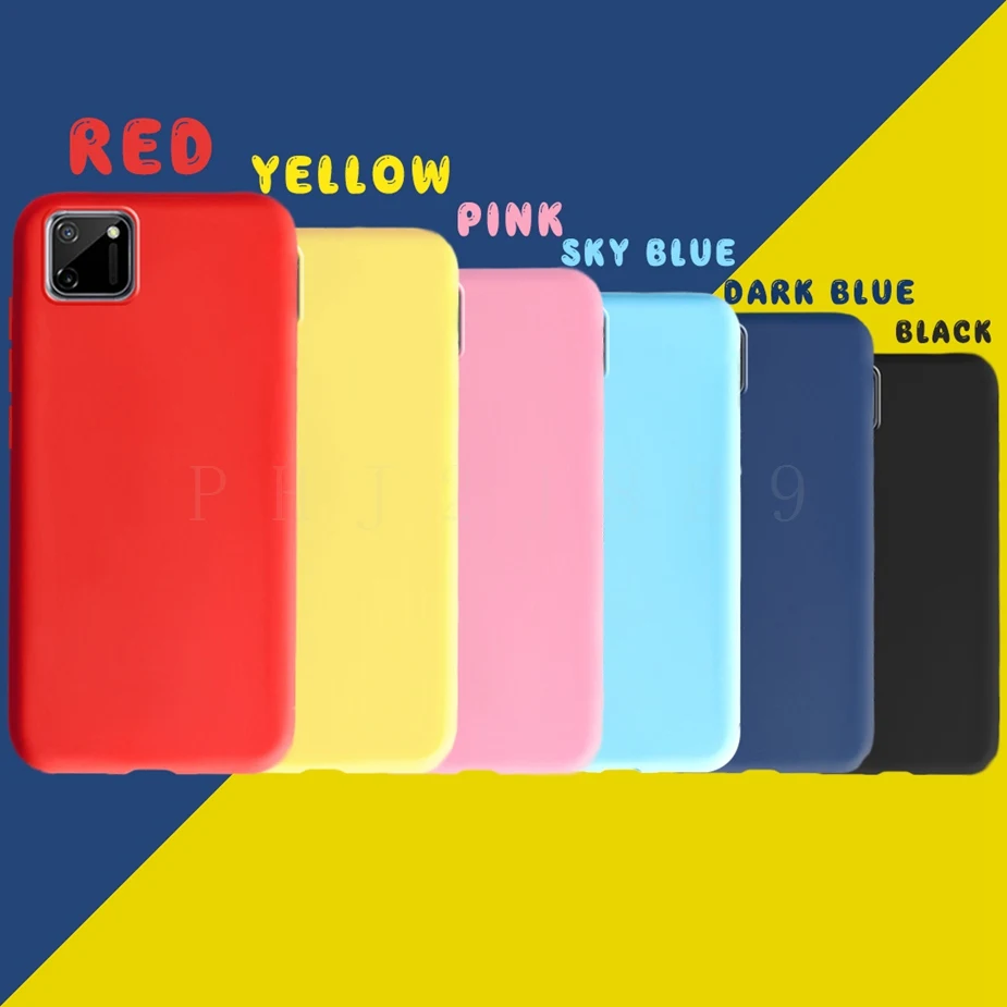 Para Oppo Realme C11 Funda de silicona suave a prueba de golpes TPU contraportada para Oppo Realme C11 Fundas de teléfono Realme C11 C 11 Funda bonita Funda - imagen 3