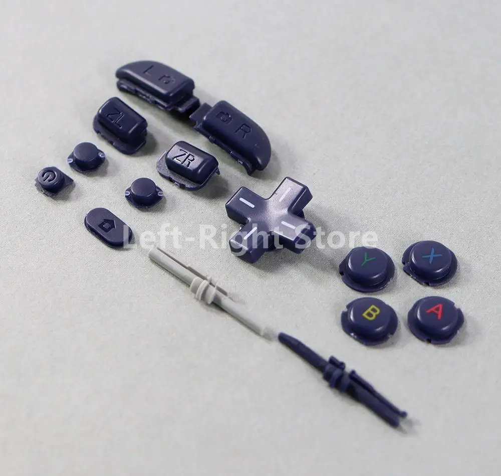 2 juegos para Nintendo nuevo 3DS XL/nuevo 3DS LL 2015 nueva versión D Pad para Nintendo nueva consola 3DSXL A B X YButton botones de encendido para el hogar - imagen 2