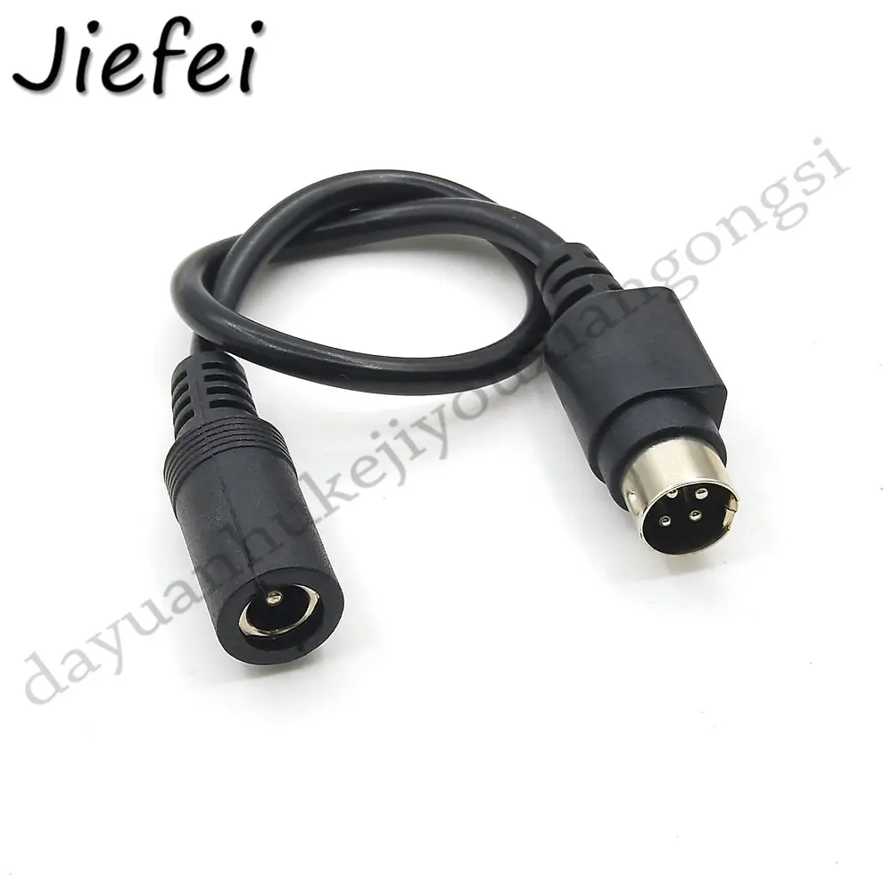 Cable de alimentación de CC de 20cm, conector hembra de 5,5x2,1mm a macho de 4 pines para SATO, TG-5011-19V-ES, TV, LCD, VCR, 2 uds. - imagen 2