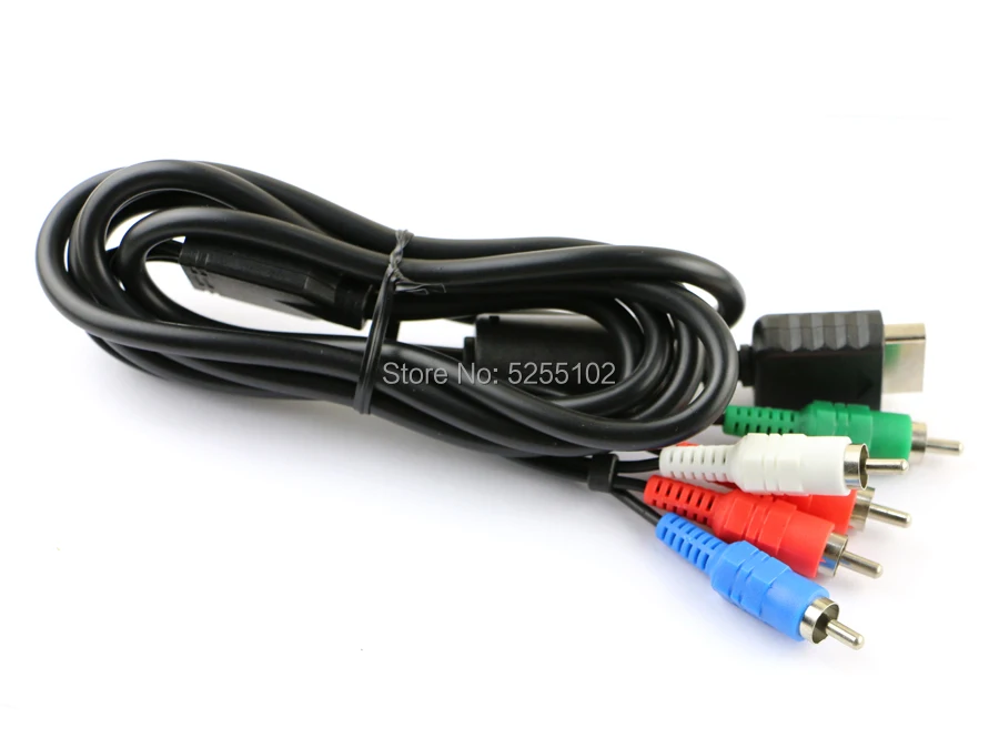 1 Uds. Alta calidad nuevo para Sony para Playstation PS2 para consola PS3 CableArrival Audio Video Cable AV Cable a 3 cables de TV RCA - imagen 4
