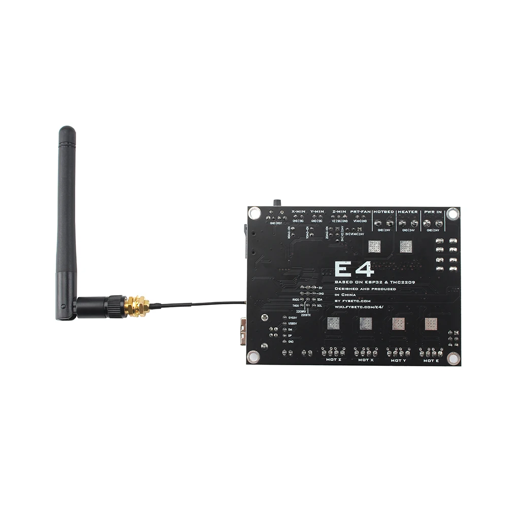 FYSETC-Placa de Control E4 para impresora 3D, dispositivo con WiFi integrado y Bluetooth, 4 piezas, TMC2209, 240MHz, 16M, Flash - imagen 5