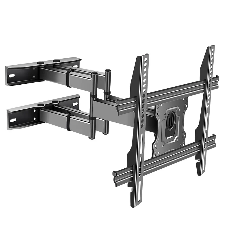 Soporte de pared articulado para TV, soporte de inclinación de movimiento completo, soporte de estante para 37 "-75" VESA 600x400mm, carga de 126.76lbs DY603, 6 brazos - imagen 2