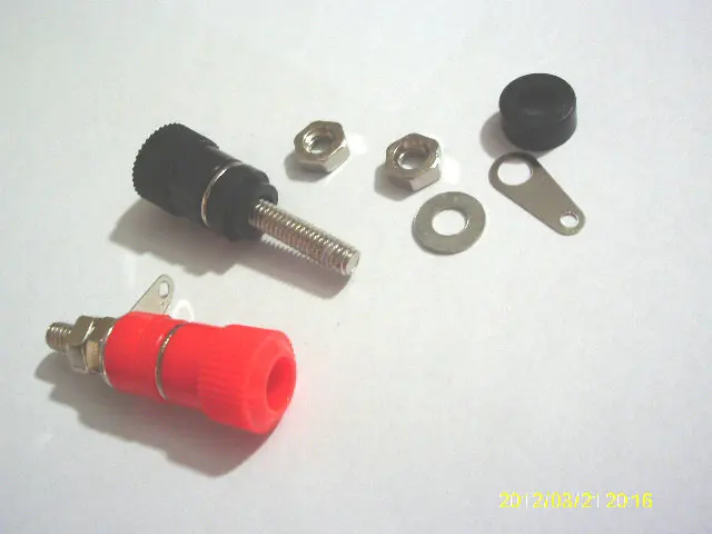Terminal de altavoz de poste de encuadernación de 40 piezas para conector Banana de 4mm, color rojo y negro, nuevo - imagen 2
