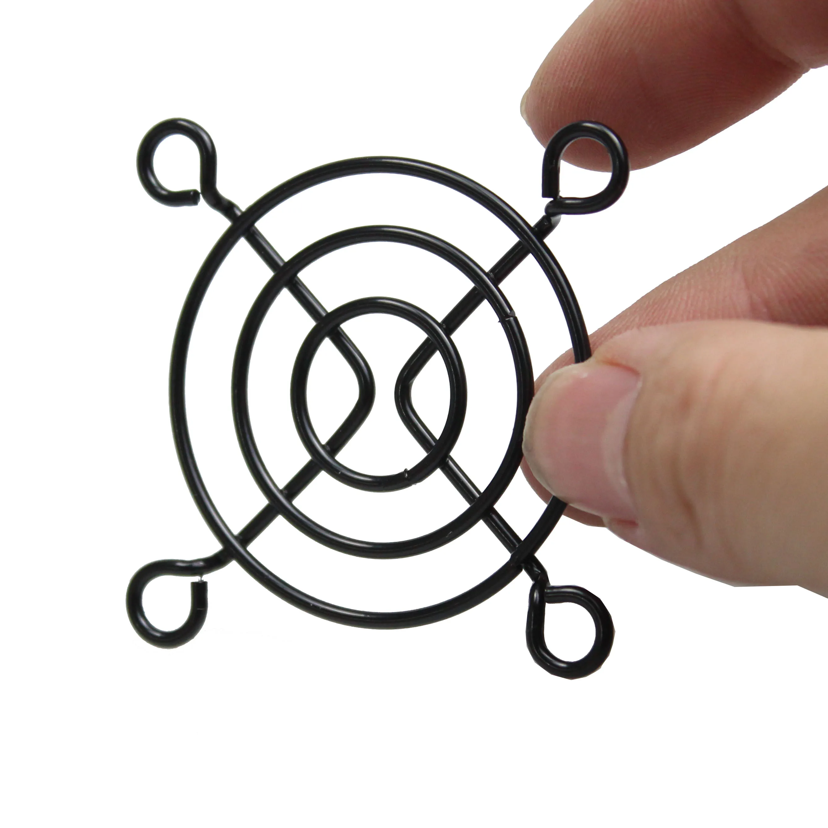 50 Uds. Parrillas de ventilador negras de 50mm y 5cm, protector de dedos de malla metálica, rejilla protectora para ventilador para ventiladores de refrigeración de 50mm x 50mm - imagen 4