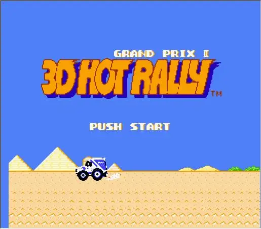 Cartucho de juego F@micom Grand Prix II 3D Hot Rally japonés (emulado FDS) para consola FC - imagen 3