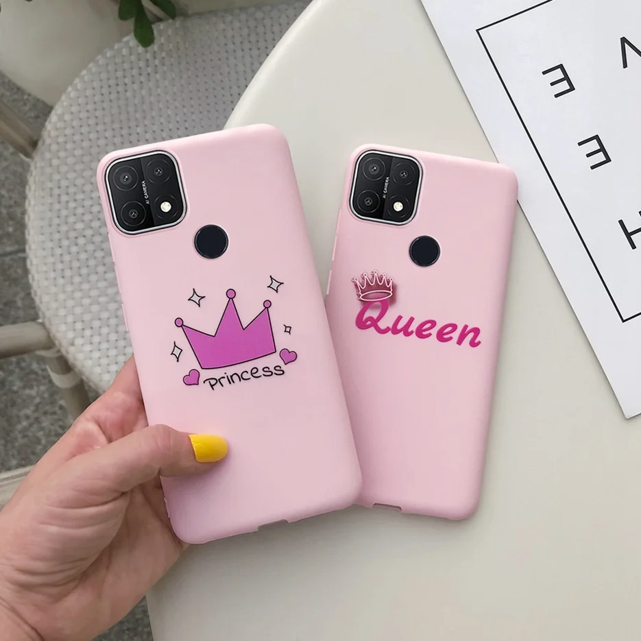 Funda de teléfono para OPPO A15, carcasa suave y delgada con corazón de amor, carcasa trasera de 6,52 pulgadas para Oppo A15, CPH2185 - imagen 4