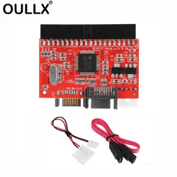 OULLX Convertidor Adaptador IDE SATA 2 en 1 Bidireccional 40 pines
