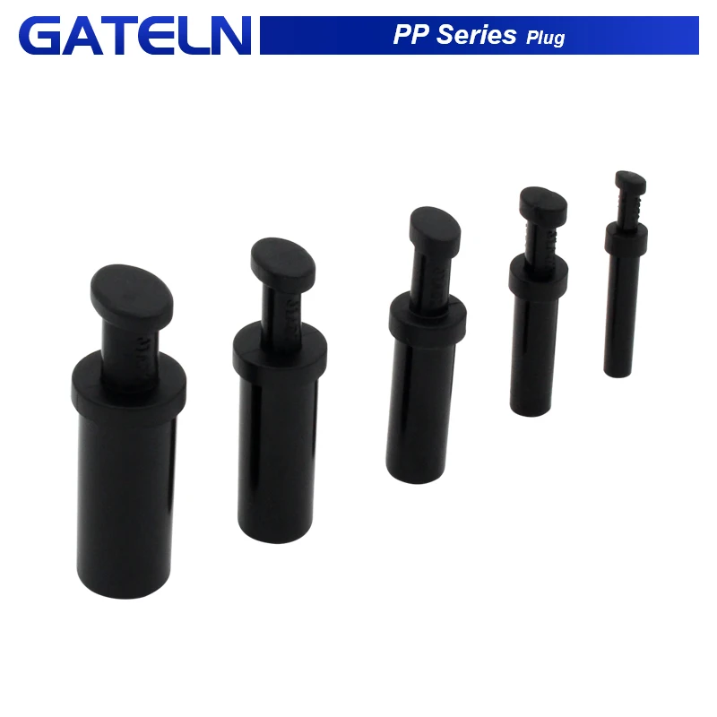 Enchufe de traquea PP de acoplamiento rápido neumático, intubación rápida, enchufe de traquea, enchufe de plástico PP4, PP6, PP8, PP10, PP12mm, 10 unidades por lote