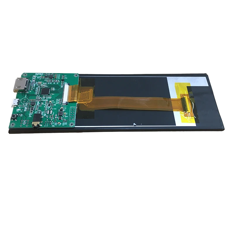 LESOWN-pantalla LCD de 7,9 pulgadas de largo, Monitor de placa de controlador USB, HDMI, 1280x400, para juegos, PC, Raspberry Pi, Windows - imagen 4