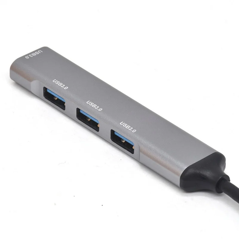 Concentrador USB de alta velocidad para ordenador portátil, 4 puertos USB 3,0 2,0, divisor de 5Gbps, accesorios de computadora, adaptador multipuerto 4 USB 3,0 2,0 - imagen 4
