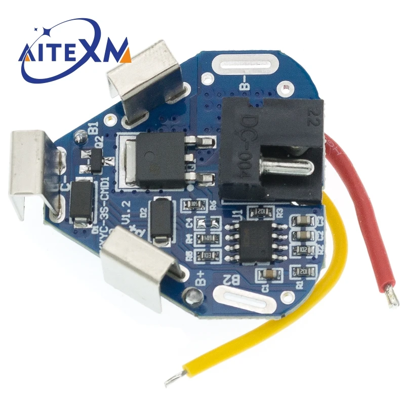 Placa de protección de batería de litio de iones de litio 3S 12,6 V 6A BMS, ecualizador de batería equilibradora de Banco de energía 18650 para taladro eléctrico - imagen 4