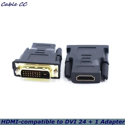 Adaptador HDMI Hembra a DVI Macho 1080P - PC PS3 Proyector TV Box