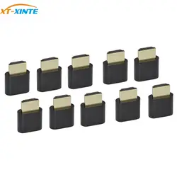 Adaptador de pantalla Virtual compatible con HDMI 1,4 DDC EDID, enchufe simulado sin cabeza, emulador de pantalla fantasma, placa de bloqueo de tarjeta de Video, 10 Uds.