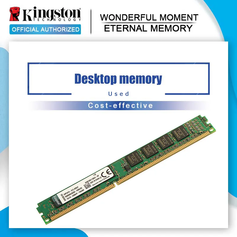 Kingston Memoria de escritorio 2GB 2G 800MHz PC2-6400 DDR2 PC RAM 800 667 6400 2GB 4GB 8GB PC3 DDR3 1G 2G 4G 8G 1333MHz 1600MHz