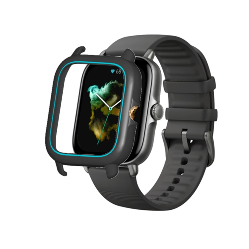Funda protectora de plástico para Xiaomi Huami Amazfit GTS 3, marco Protector, parachoques, accesorio para reloj inteligente - imagen 3