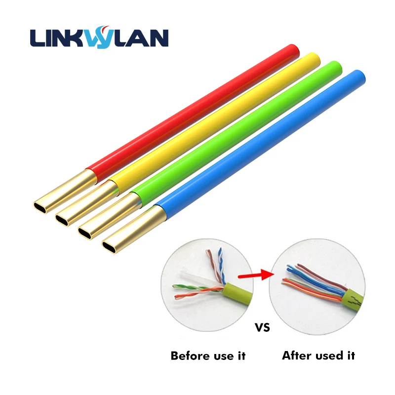 Separador de cables de par de torsión de cables de red, pares trenzados internos, herramienta de enderezamiento de cables, separador con Mini pelacables - imagen 2