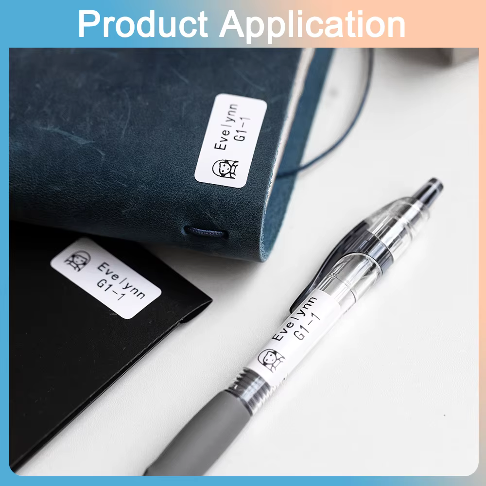 Phomemo D30 – Etiquetas Térmicas Transparentes Autoadhesivas - imagen 2