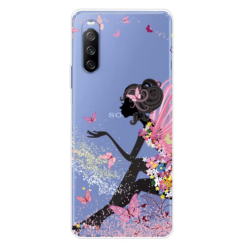 Funda de silicona para Sony Xperia 10 III, carcasa transparente de TPU con dibujos animados para Sony Xperia 1 5 III Ace II - imagen 4