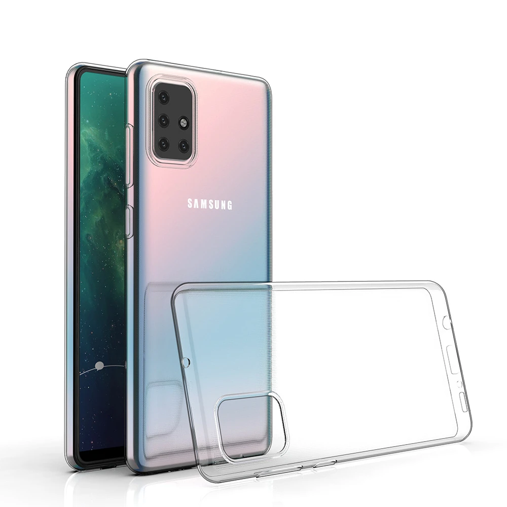 Funda trasera transparente para Samsung Galaxy A02, A02S, A12, A22, A32, A42, A52, A72, A82, 4G, 5G, carcasa suave de TPU a prueba de golpes - imagen 3