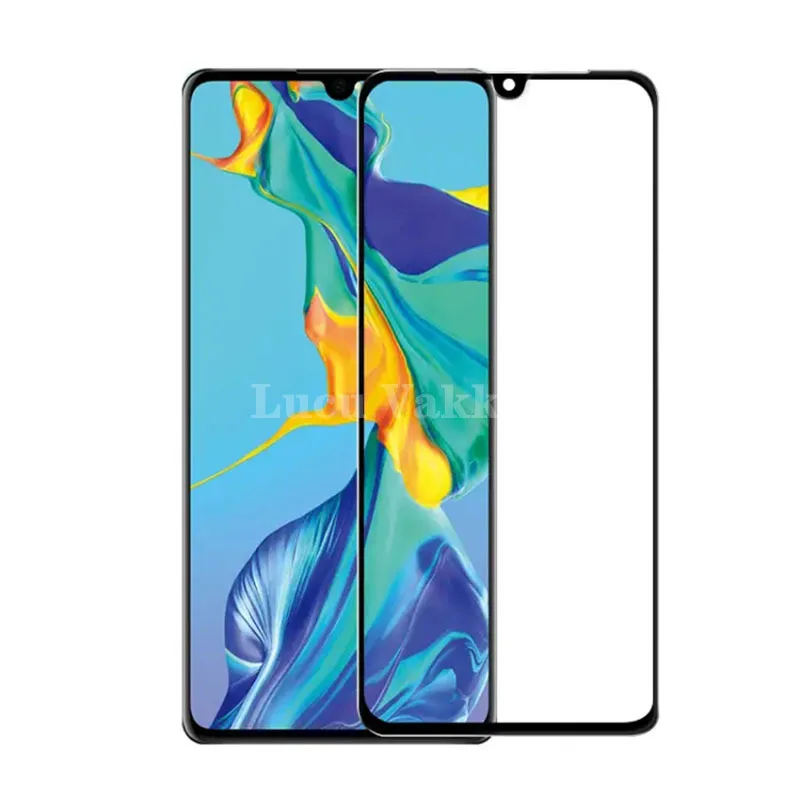Funda de vidrio templado con pegamento completo 5d para huawei p30 lite, protector de pantalla, protector de seguridad para teléfono p 30 p30lite light - imagen 3