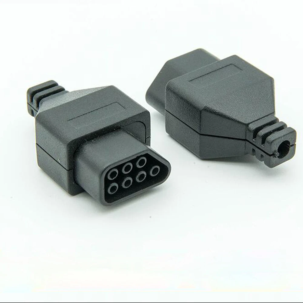 Conector de enchufe macho 7P5C, enchufe de 7 orificios para uso de controlador de reemplazo