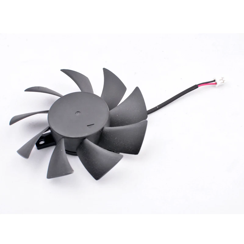 PLA08015B12HH diámetro 75mm, agujero de paso 40mm DC12V 0.35A 4 líneas 4pin ventilador de refrigeración de rodamiento de bolas doble para tarjeta gráfica - imagen 5