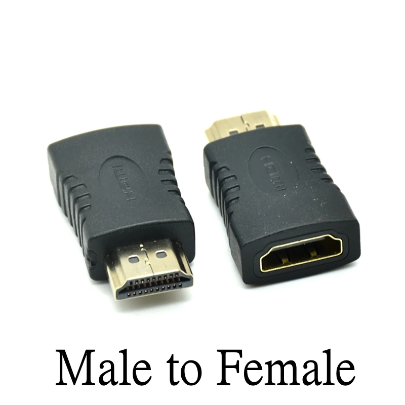 Conector adaptador de extensión macho a hembra Compatible con HDT, cabezal de conversión de alta definición para ordenador, proyector de TV - imagen 4