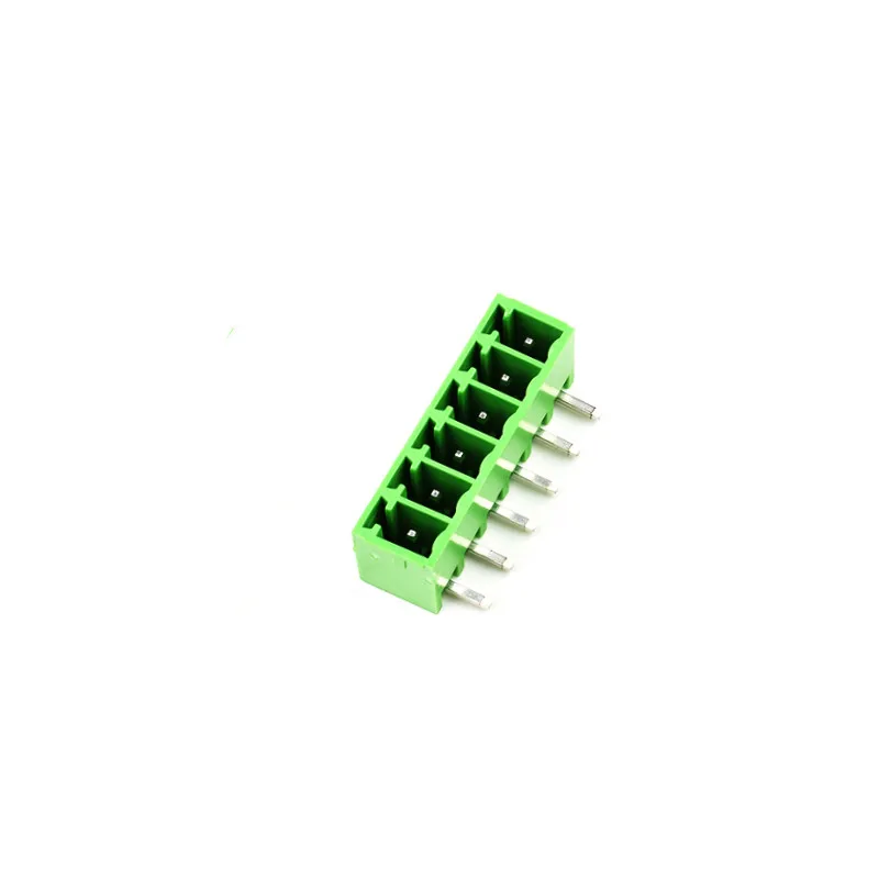 Conector terminal 3.5mm 3.81mm curva recta