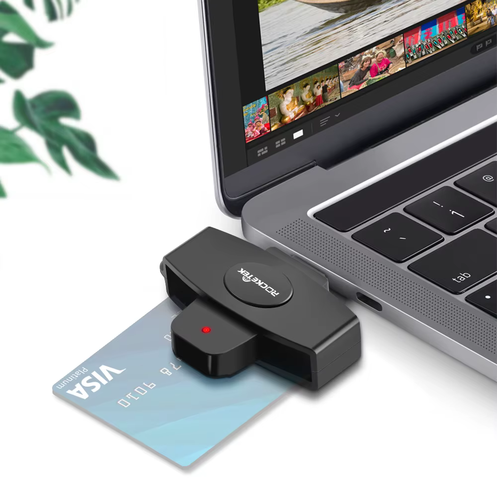 Lector Tarjetas Inteligentes USB-C Rocketek CSCR3 SIM IC - imagen 3