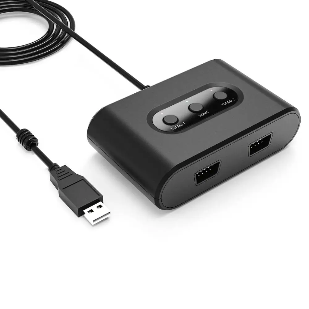 Adaptador convertidor de doble puerto USB para MayFlash, controlador de unidad SEGA Mega, Compatible con Switch, Windows, PC