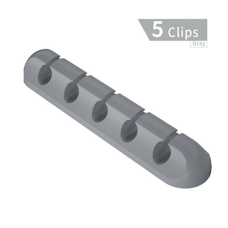 5 Clips Grey