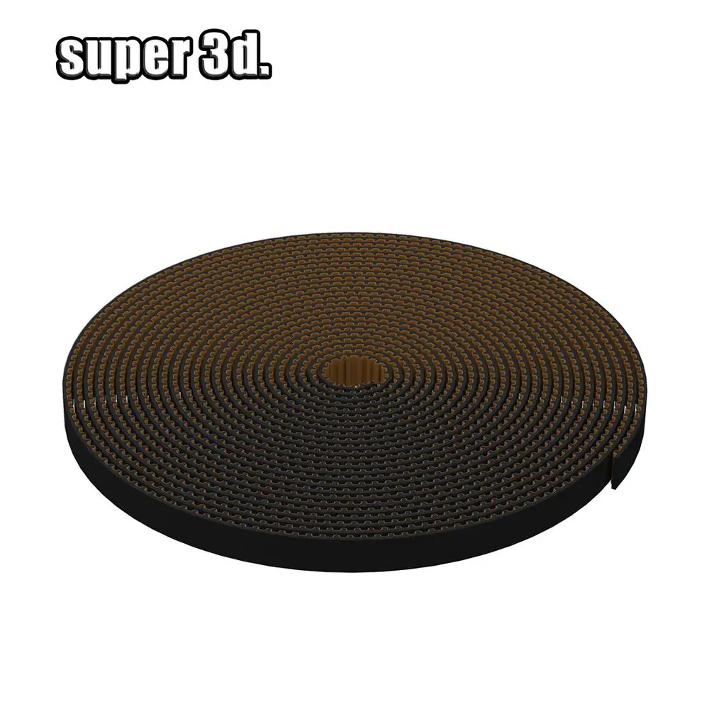 Correa de distribución abierta GT2 de 10m-50m, ancho de 6mm y 10mm, correa de PU GT2 con núcleo de acero, Correa sincrónica de goma 2GT, piezas de impresora 3D de Bajo polvo - imagen 5