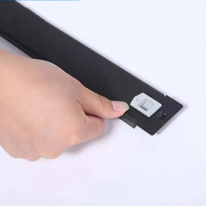 Placa en blanco 1U 2U 3U para montaje en bastidor de 19 ", panel de conexión para gabinete, montaje en bastidor para caja de servicio, instalación sin tornillos de 1,7mm - imagen 2