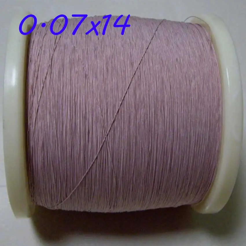 Cltgxdd 0,07x4 0,07x5 0,07x7 0,07x14 0,07x21 hebras alambre Litz hilo de poliéster multihebra alambre cubierto alambre de cobre - imagen 4