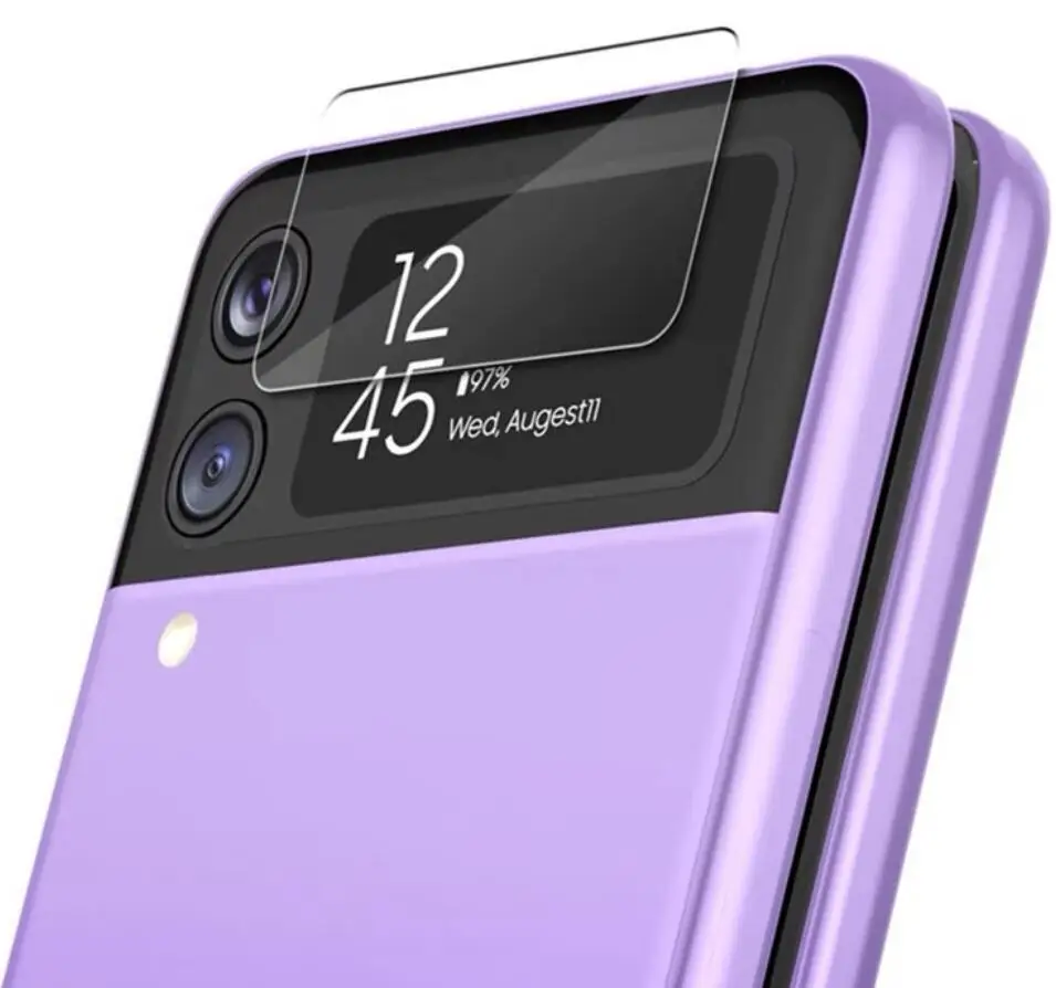 Película de lente de vidrio templado, Protector de pantalla para Samsung Galaxy Flip 3 Z, Z Flip3 5G