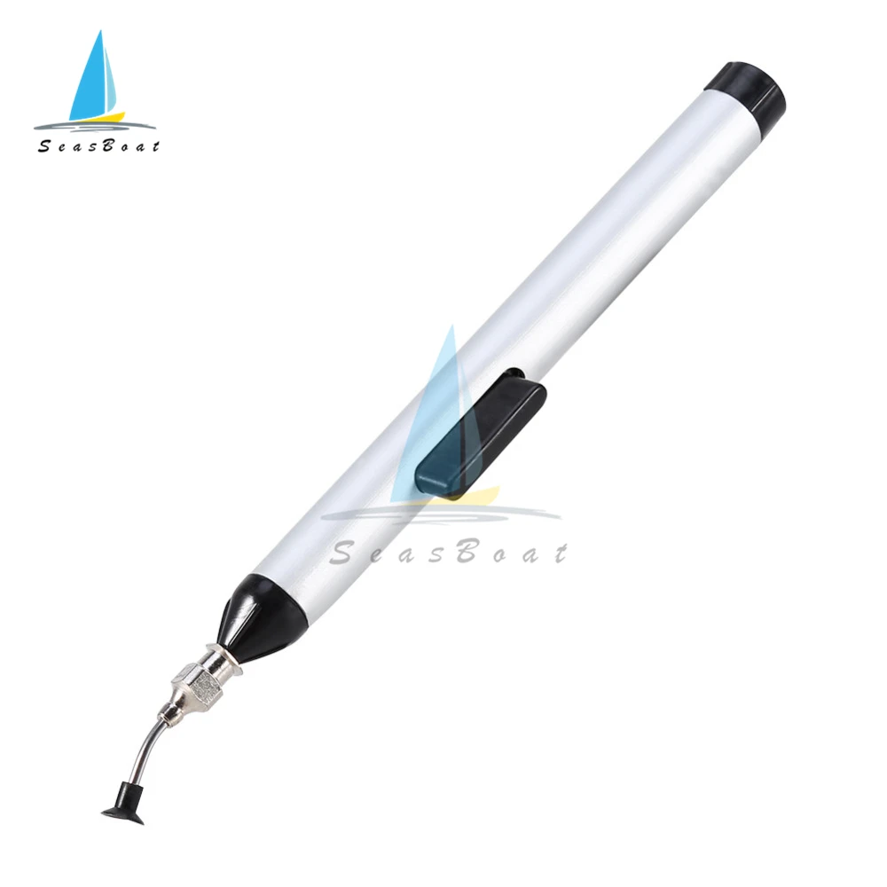 Pluma de succión al vacío IC SMD, bomba desoldadora, recolector de soldadura, Kit de reparación electrónica con 3 cabezales de succión - imagen 3