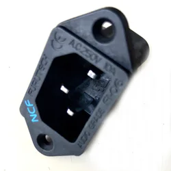 MATIHUR Conector IEC Audio 3 Pinos – Cobre Dorado Soldado