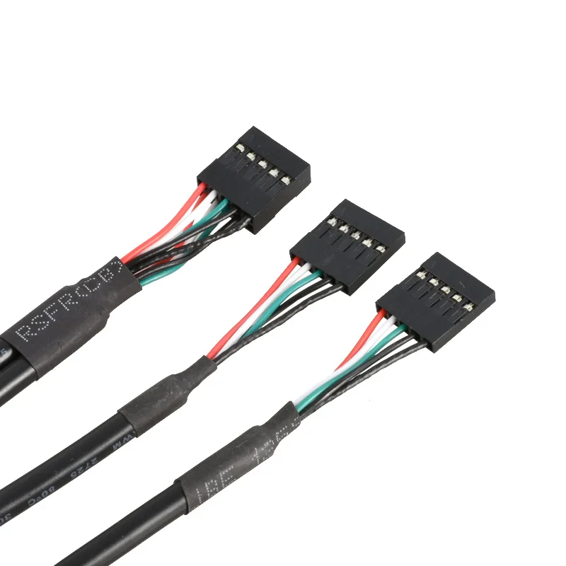 DuPont 5 pines 2.54mm núcleo cobre blindaje