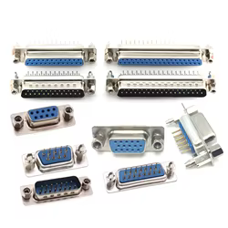 Conectores D-Sub DB9 DB15 DB25 DB37 Montaje PCB 180°