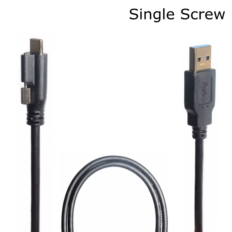 Cable USB 3.0 a USB-C con Bloqueo de Tornillos - imagen 2