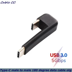 Cable USB-C Macho a Macho 180° – Carga Síncrona OTG