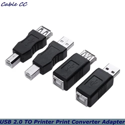 Adaptador USB 2.0 Tipo A Hembra a Tipo B para Impresora