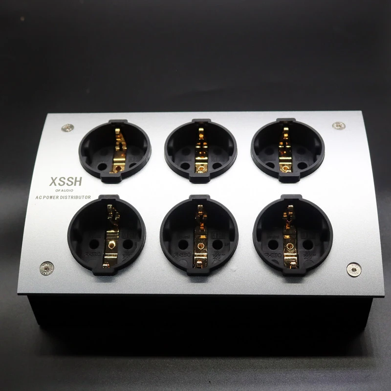 Shuko-e-TP60 de Audio Hifi europeo, distribuidor de corriente alterna de 125V-250V, 50/60Hz, 16A, 16amp, IEC, entrada de enchufe eléctrico - imagen 4