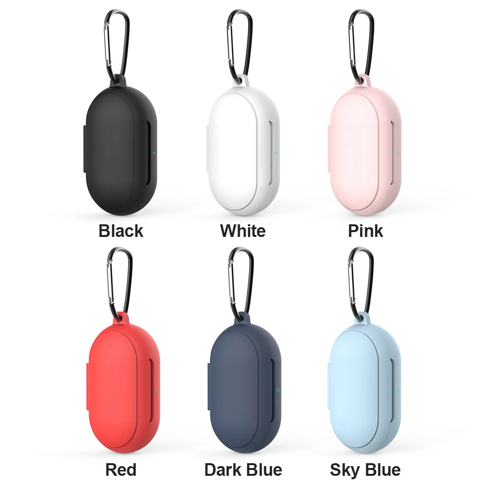 Funda de silicona para Samsung Galaxy Buds Plus, cubierta protectora completa a prueba de golpes con llavero, funda de carga, accesorios - imagen 2
