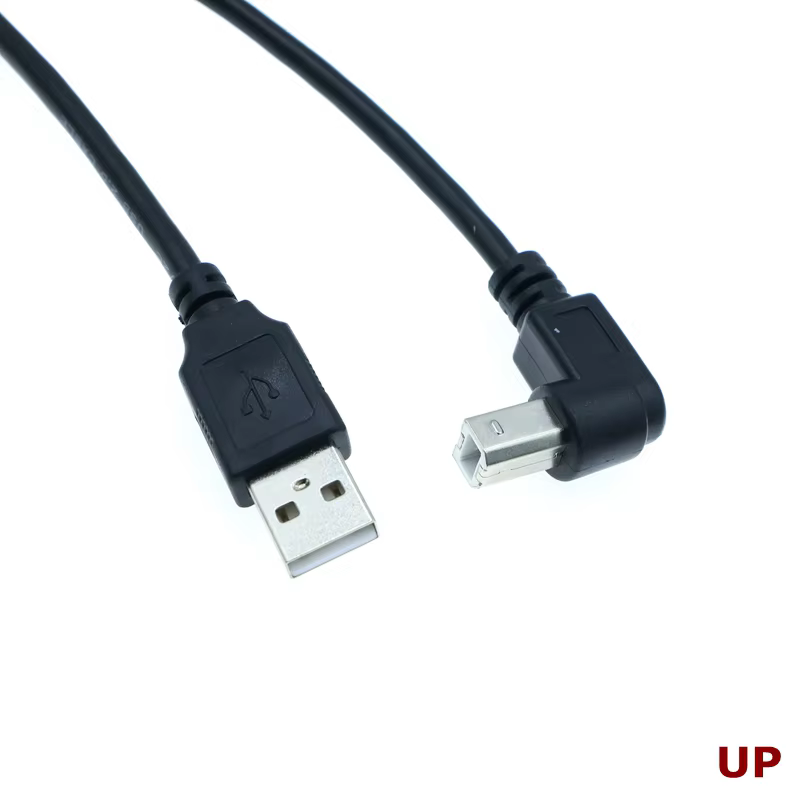 Cable USB 2.0 90 grados A y B macho - 0,3-1,5 m - imagen 5