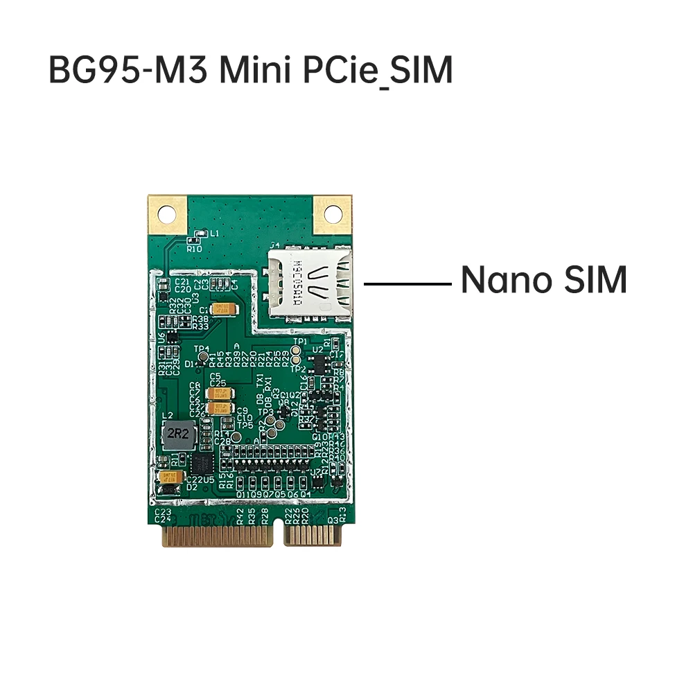 Quectel BG95-M3 MINI módulo PCIE con tarjeta NANO SIM multimodo LPWA ARM Cortex A7 procesador LTE Cat M1/Cat NB2/EGPRS módem GNSS - imagen 4