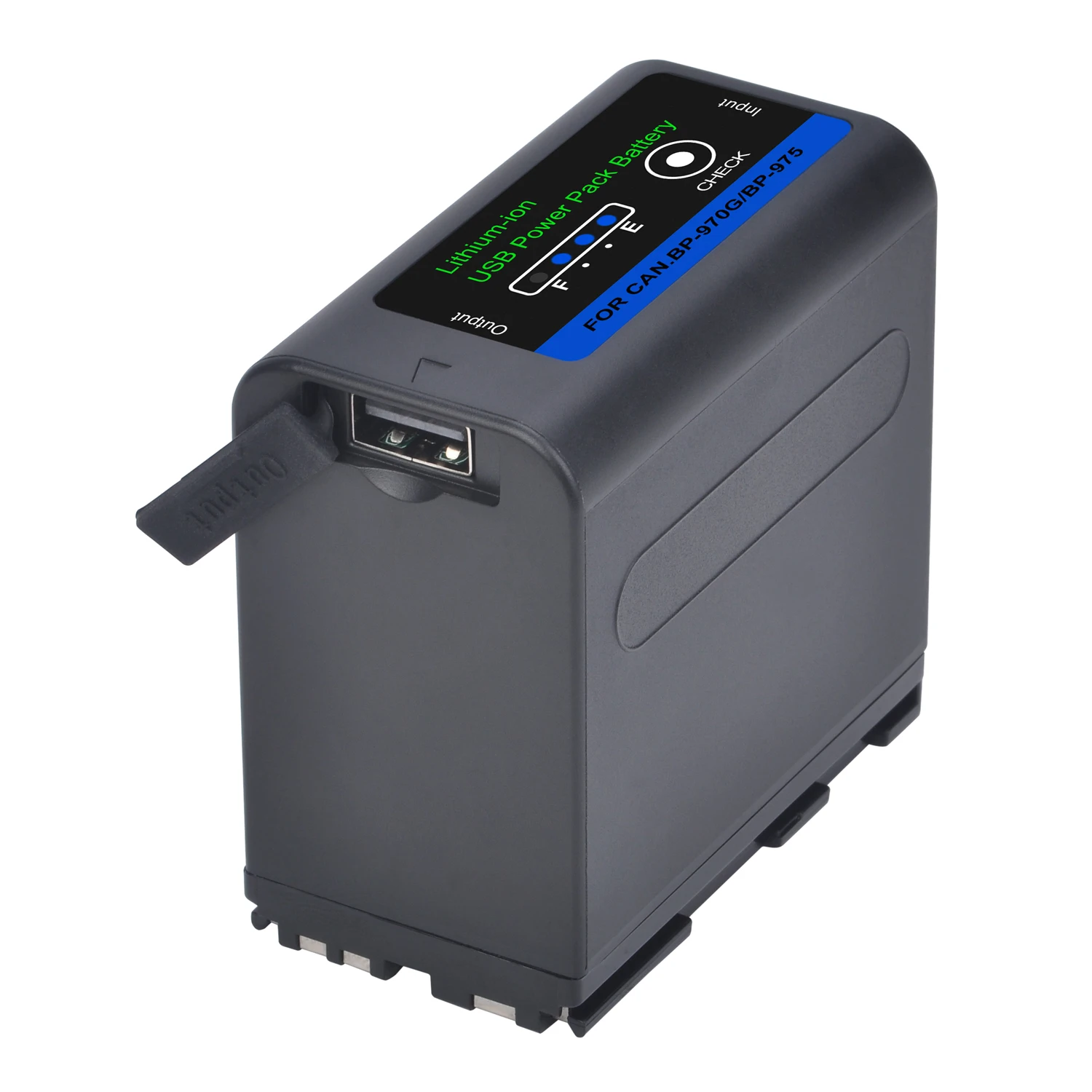 Batmax-Batería de BP-970G con entrada/salida USB, batería de BP-975 de 8400mAh para Canon EOS C100,GZ-HD30AC,HD40AC,HD3AC,XF100,GZ-MS100AC - imagen 3