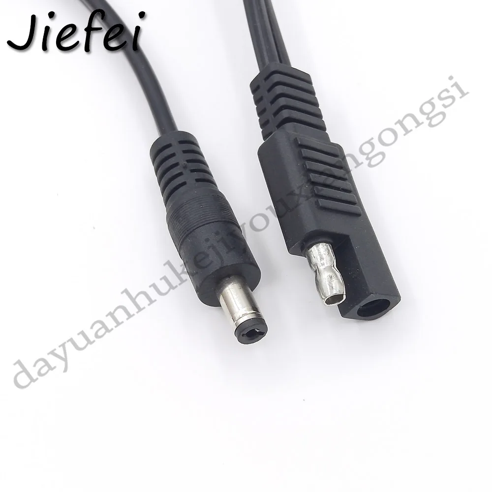 50 piezas de alta calidad, enchufe SAE de 30cm a CC de 5,5mm x 2,1mm, Cable adaptador macho/hembra de 18AWG para accesorios de coche y motocicleta - imagen 3