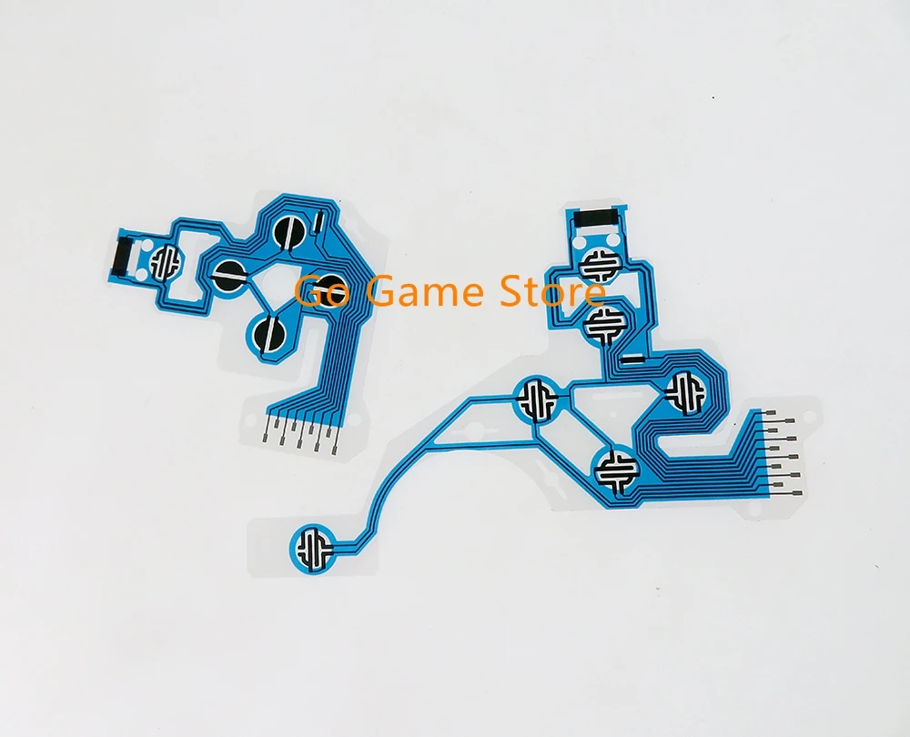 10 piezas para PS4 DS4 PRO Slim, controlador de película conductora, teclado de película Azul, Cable flexible JDM 050, 040, 030, 001 - imagen 4