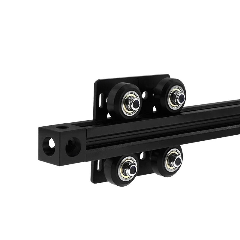Piezas de impresora 3D, juego de placas de pórtico de 2020 V, polea de placa deslizante especial para ruedas de perfiles de aluminio con ranura en V 2020 - imagen 2